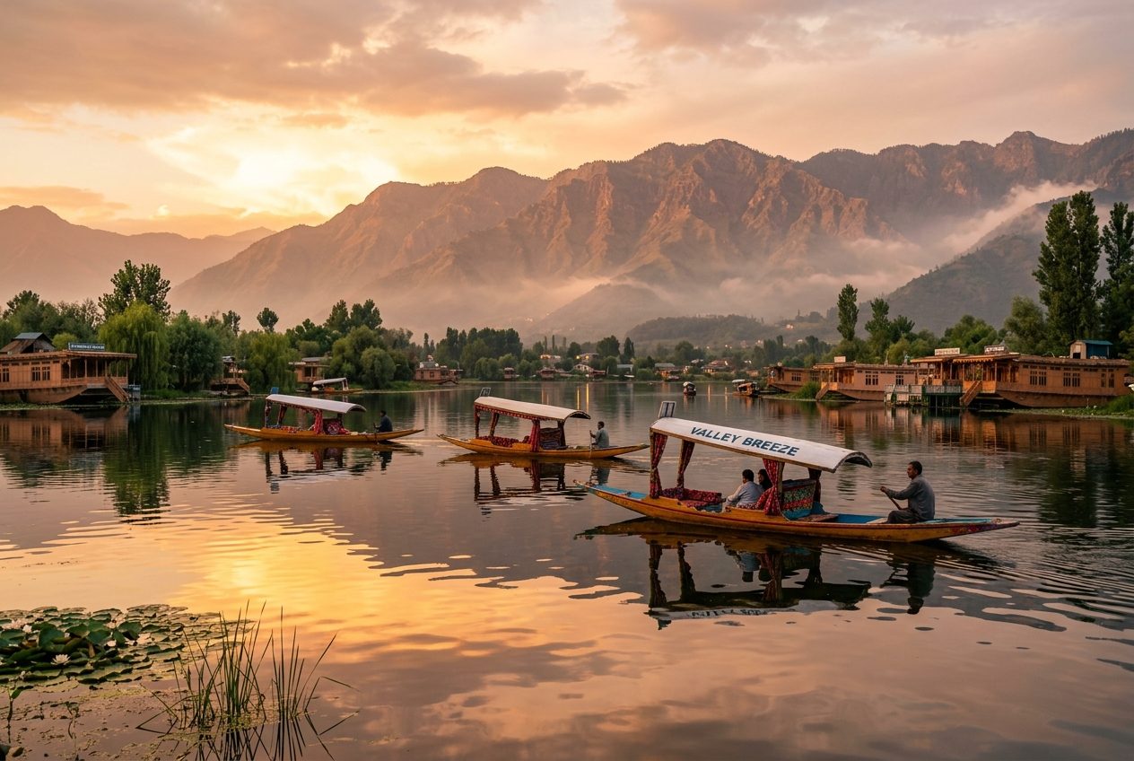Golden Hour Dal Lake